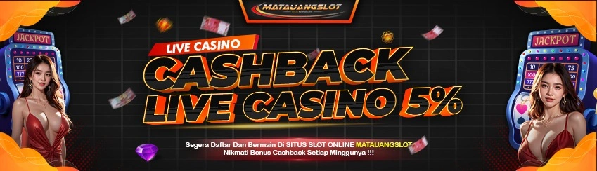 BONUS CASHBACK LIVE CASINO 5%