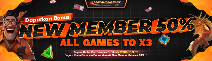 BONUS NEW MEMBER 50%